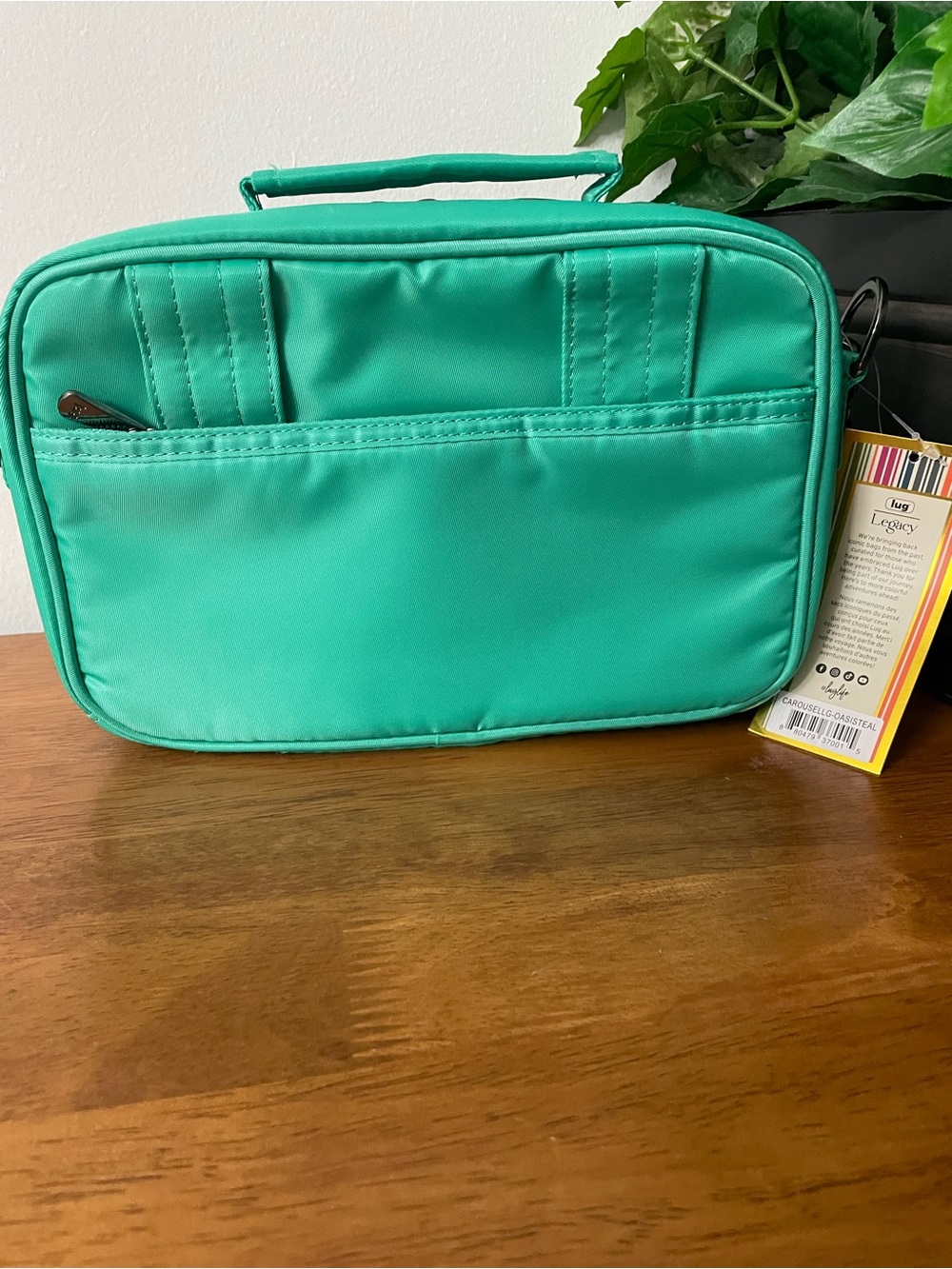 LUG Carousel Crossbody Bag - Teal NWT + SURPRISE ITEM - Picture 5 of 6